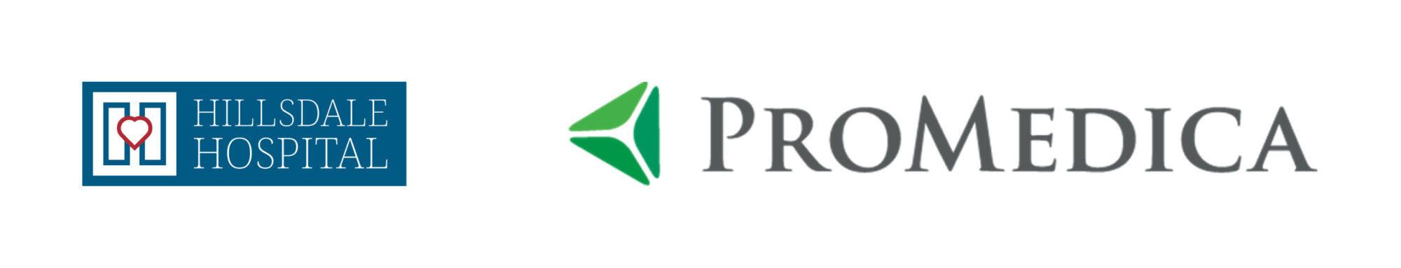 HH-ProM Logos Hillsdale Hospital and ProMedica logos