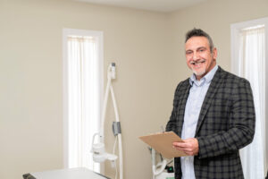 Ken Rubin, nurse practitioner at Hillsdale Hospital's Michigan orthopedic surgery clinic.