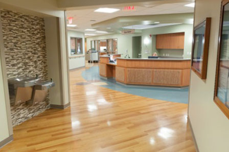 hillsdale_hospital_nursing_station Clean, bright nursing station