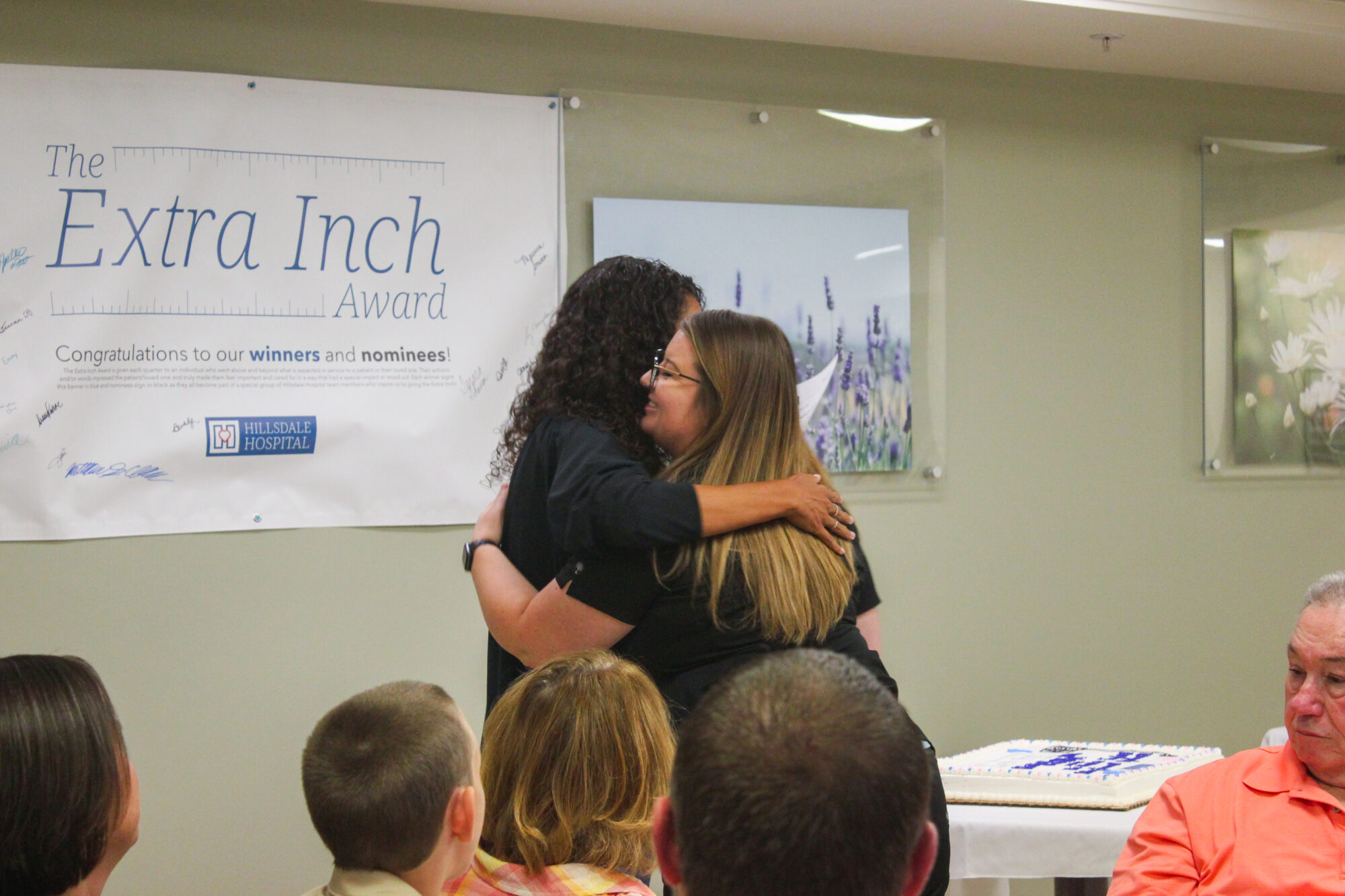 IMG_8506 Extra Inch Award Nominee Elise Allen with Chief Nursing Officer Meghan Campbell