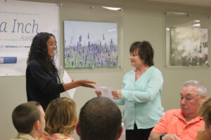 Extra Inch Award Nominee Tracey Rardin with Chief Nursing Officer Meghan Campbell