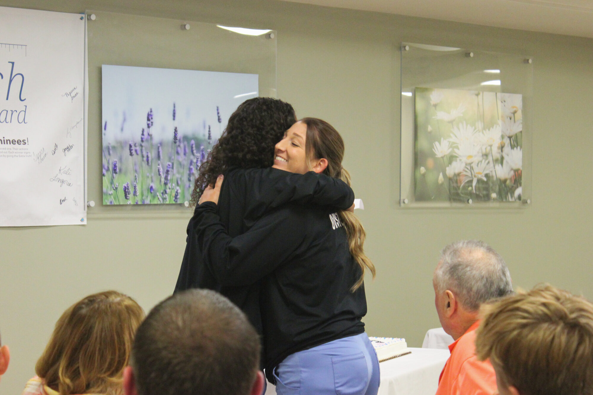 IMG_8510 Extra Inch Award Nominee Hillary Zimmerman with Chief Nursing Officer Meghan Campbell