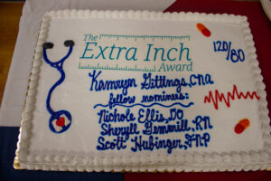 Extra Inch Award cake