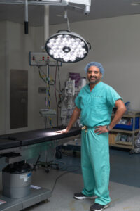 Dr. Loganathan in OR