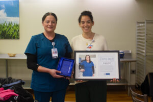 Amanda Kast MLS(ASCP) with Meghan Campbell, BSN, RN